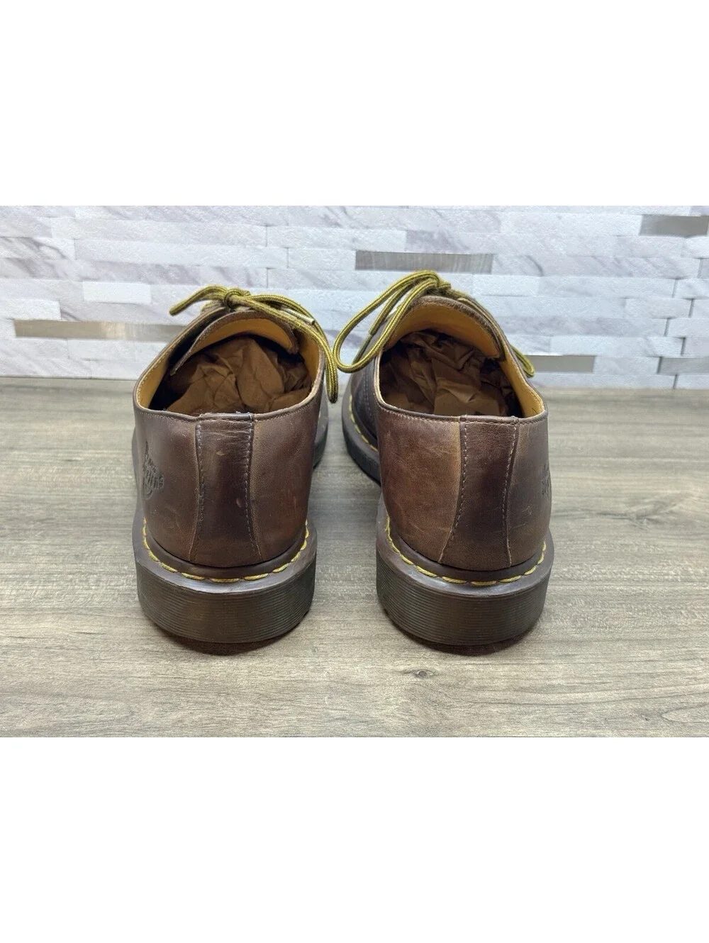 Dr Martens Oxford Ankle 1561 Brown Shoes Boots US 13 UK 12 EU 47 Dress Boots